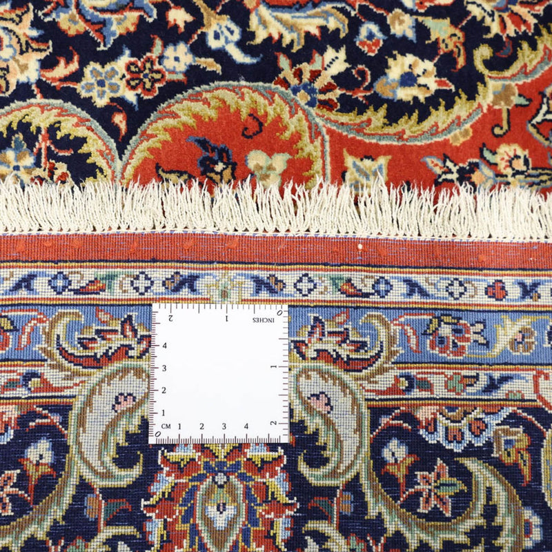 Persisk teppe - Ghom - Royal - Halskjede av silke - 220 x 141 cm - rød