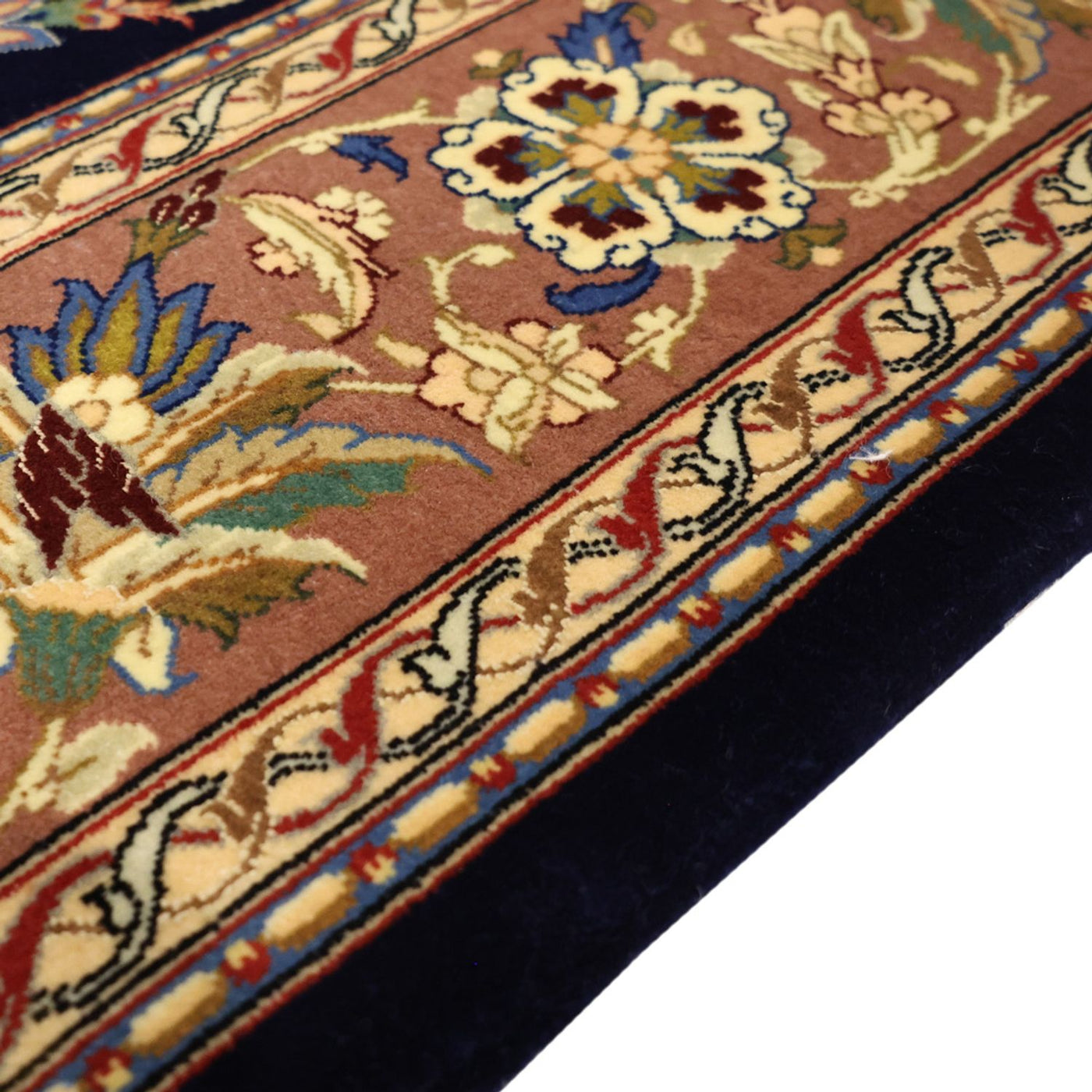 Persisk teppe - Isfahan - premium - 151 x 101 cm - mørkeblå