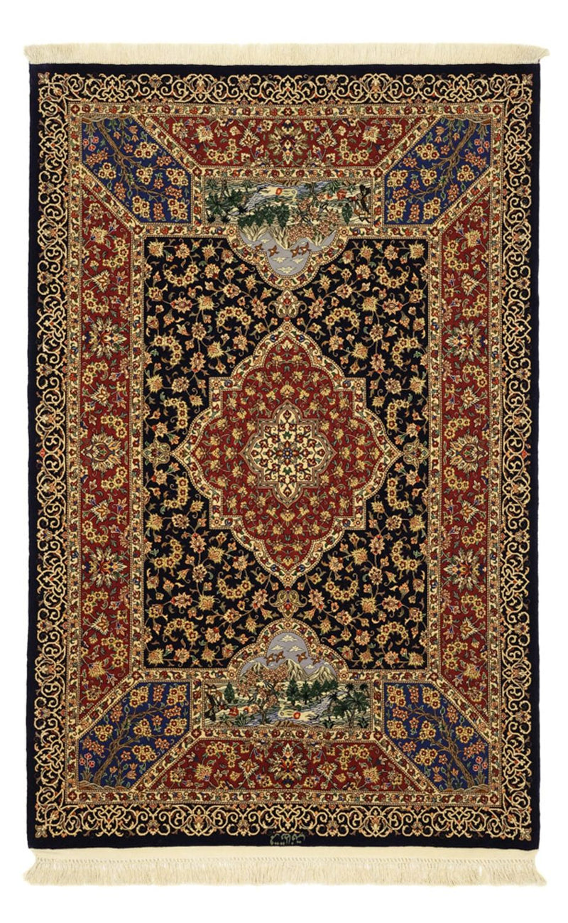 Qom Teppe 154x100cm - Persisk teppe