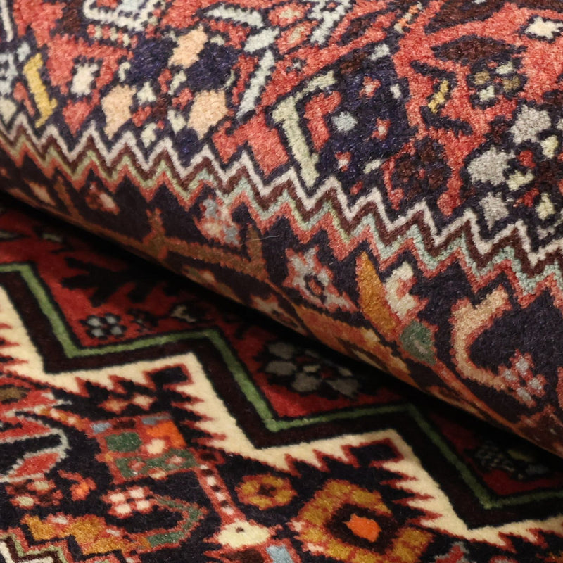 Persisk teppe - Nomadisk - 145 x 103 cm - mørk rød