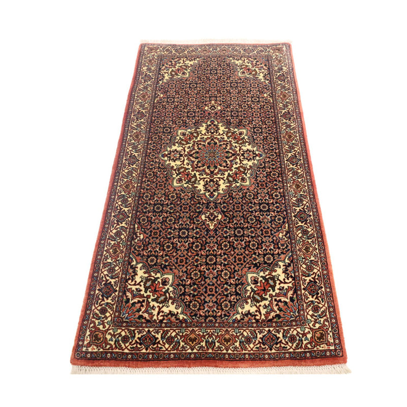 Persisk teppe - Bijar - Royal - 149 x 69 cm - mørk rød