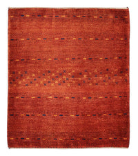 Gabbeh teppe - Kashkuli persisk teppe square  - 111 x 101 cm - mørk rød – product image