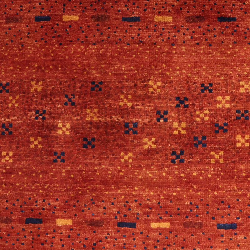 Gabbeh teppe - Kashkuli persisk teppe square  - 111 x 101 cm - mørk rød