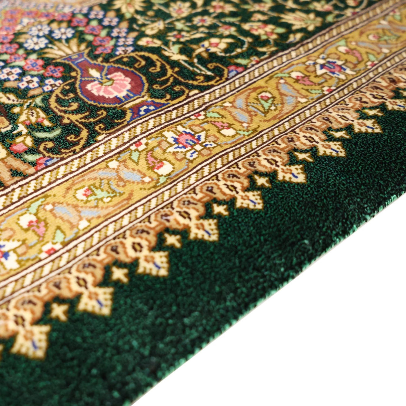 Qom Teppe 156x99cm - Persisk teppe