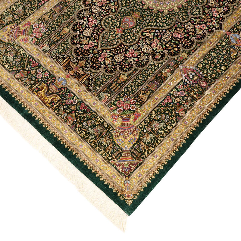 Qom Teppe 156x99cm - Persisk teppe