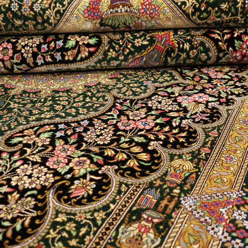 Qom Teppe 156x99cm - Persisk teppe