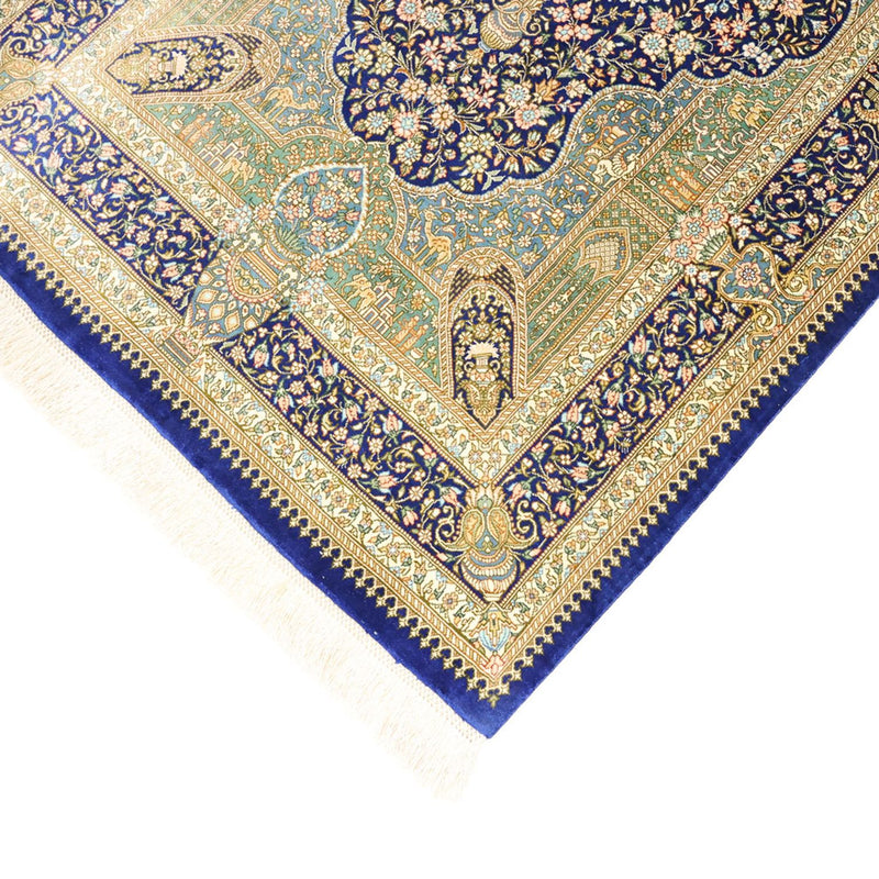 Qom Teppe 126x76cm - Persisk teppe