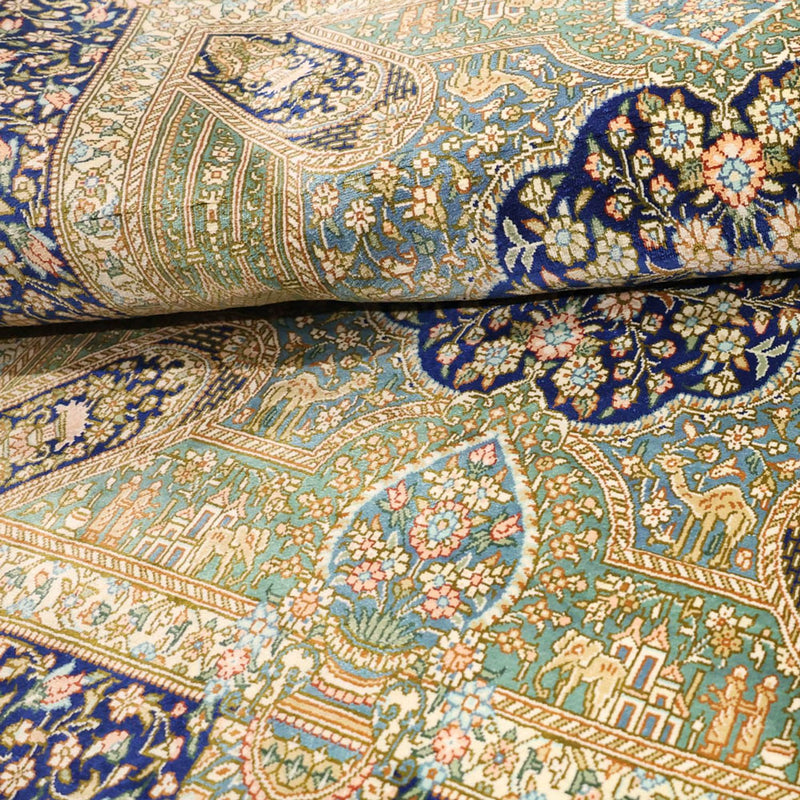 Qom Teppe 126x76cm - Persisk teppe