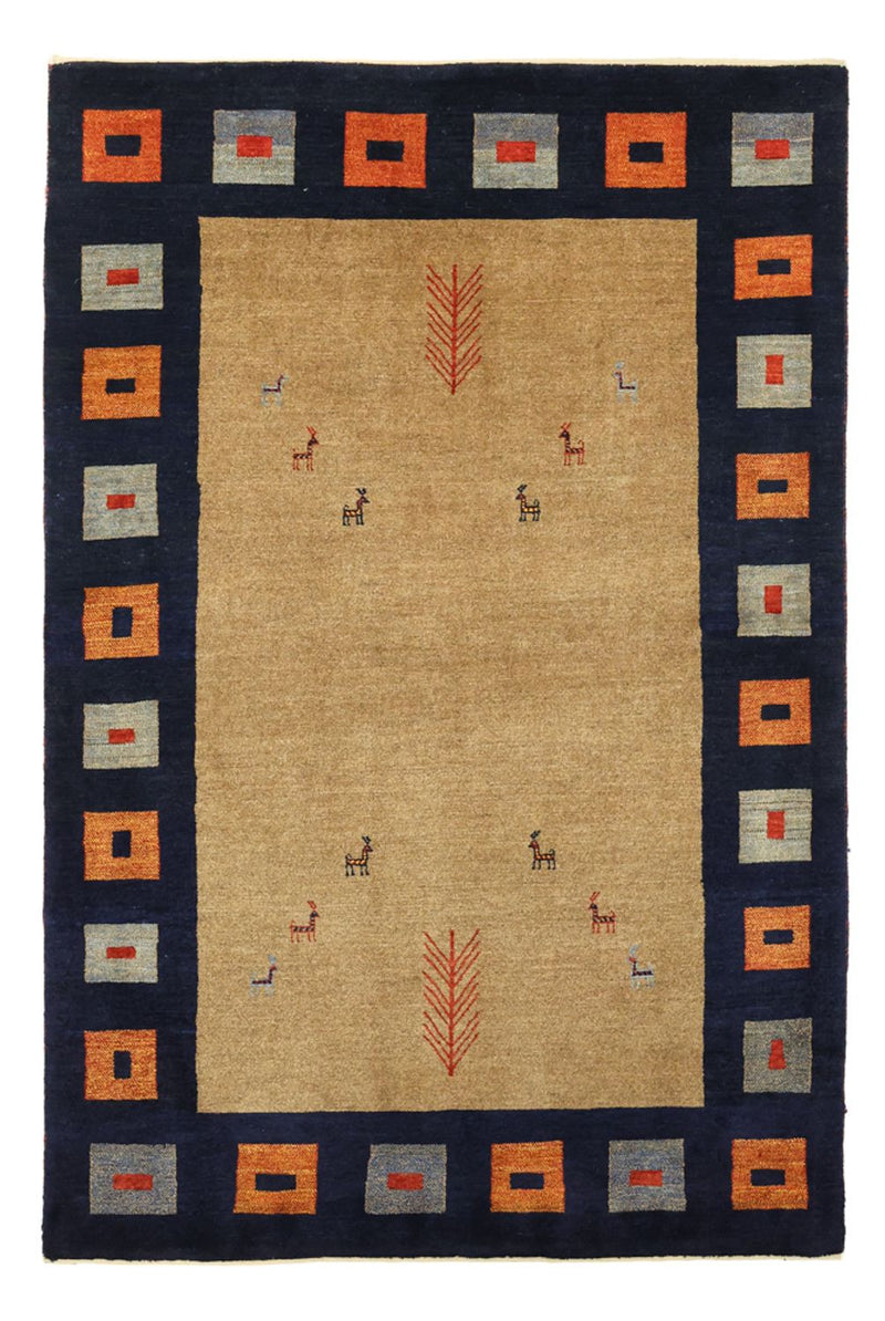 Loribaft Teppe 105x156cm - Perserteppich Wollteppich