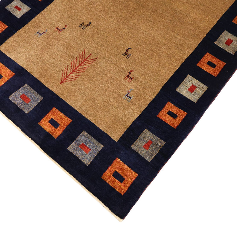 Loribaft Teppe 105x156cm - Perserteppich Wollteppich