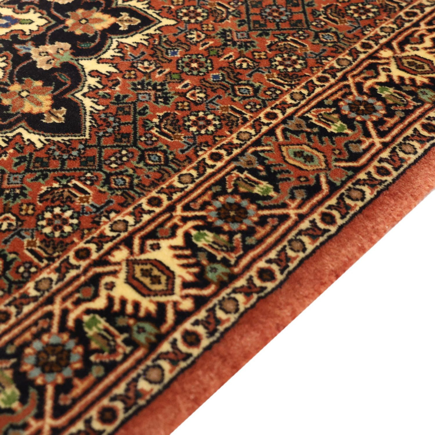 Persisk teppe - Bijar - 140 x 69 cm - mørk beige