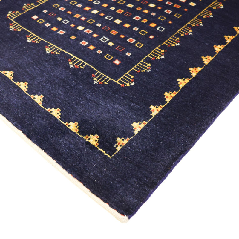 Gabbeh teppe - Kashkuli persisk teppe - 119 x 81 cm - mørkeblå