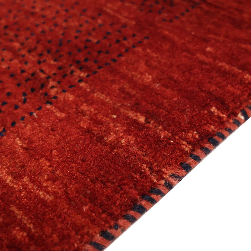 Gabbeh teppe - Kashkuli persisk teppe square  - 112 x 101 cm - mørk rød