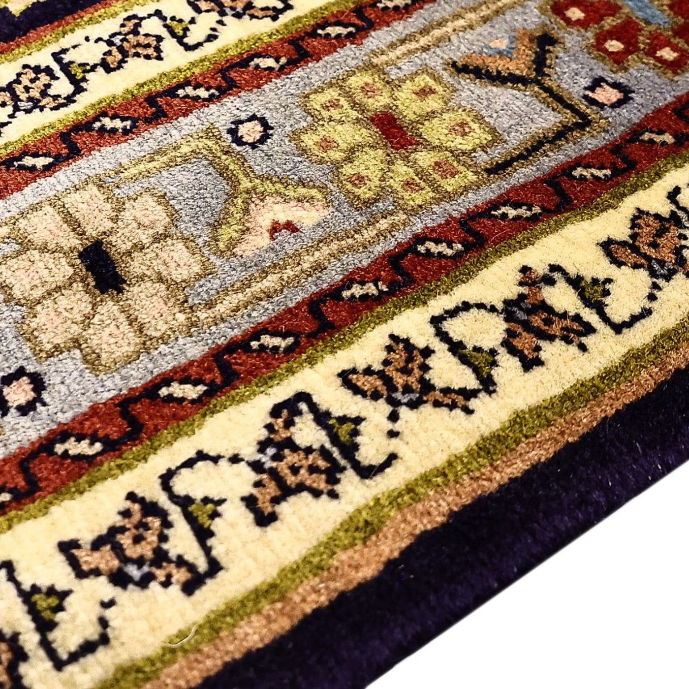 Persisk teppe - Nomadisk - 210 x 148 cm - grønn
