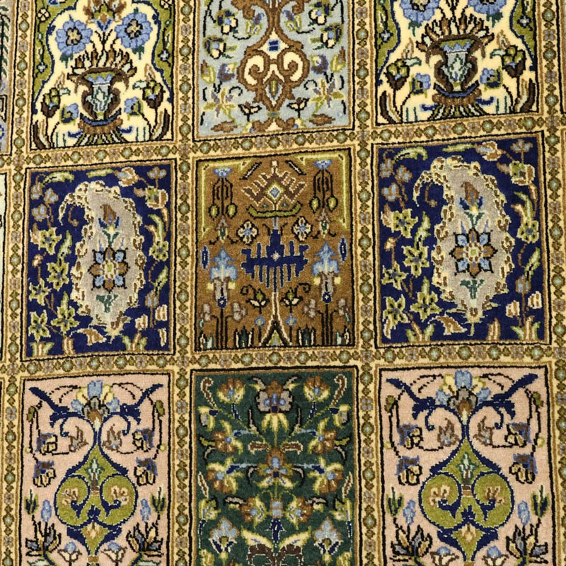 Persisk teppe - Ghom - Royal - 154 x 102 cm - olivengrønn