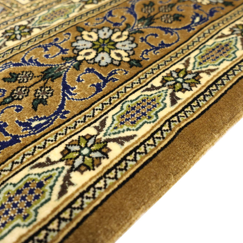 Persisk teppe - Ghom - Royal - 154 x 102 cm - olivengrønn