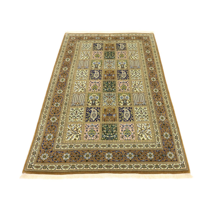 Persisk teppe - Ghom - Royal - 154 x 102 cm - olivengrønn