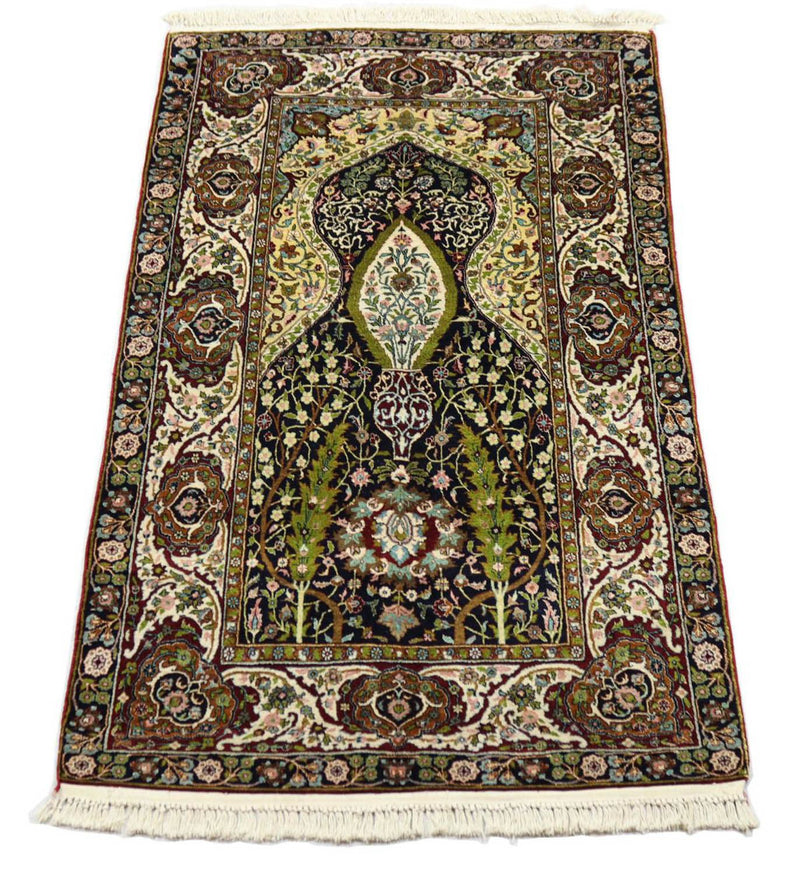 Kashmir silke Teppe 152x98cm - Orientalsk teppe