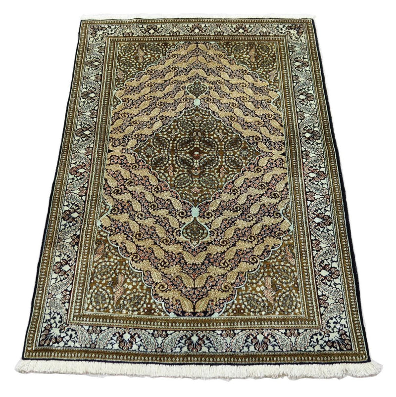 Qom silke Teppe 163x109cm - Persisk teppe