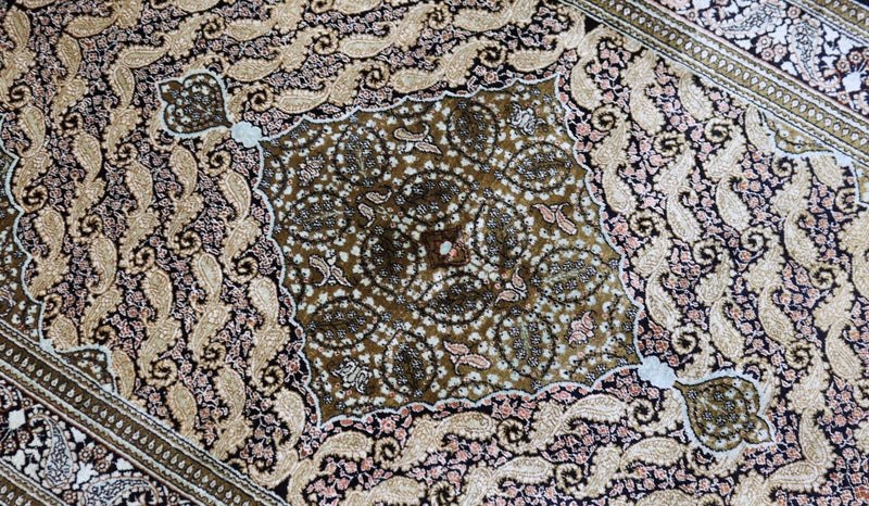 Qom silke Teppe 163x109cm - Persisk teppe