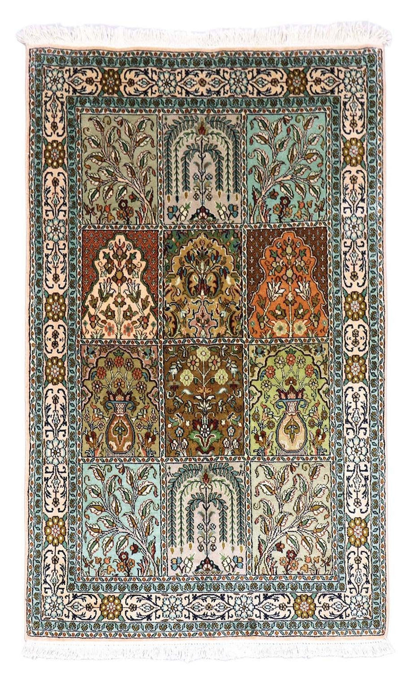 Kashmir silke Teppe 95x151cm - Orientalsk teppe