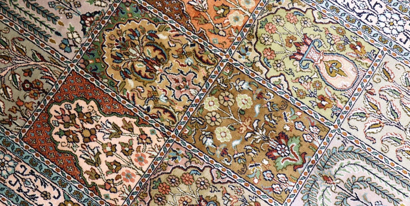 Kashmir silke Teppe 95x151cm - Orientalsk teppe