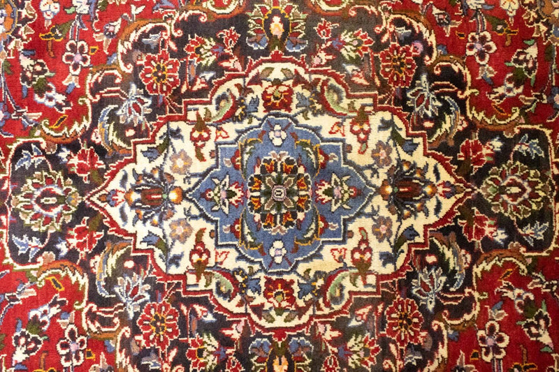 Persisk teppe - Keshan - 420 x 291 cm - rød