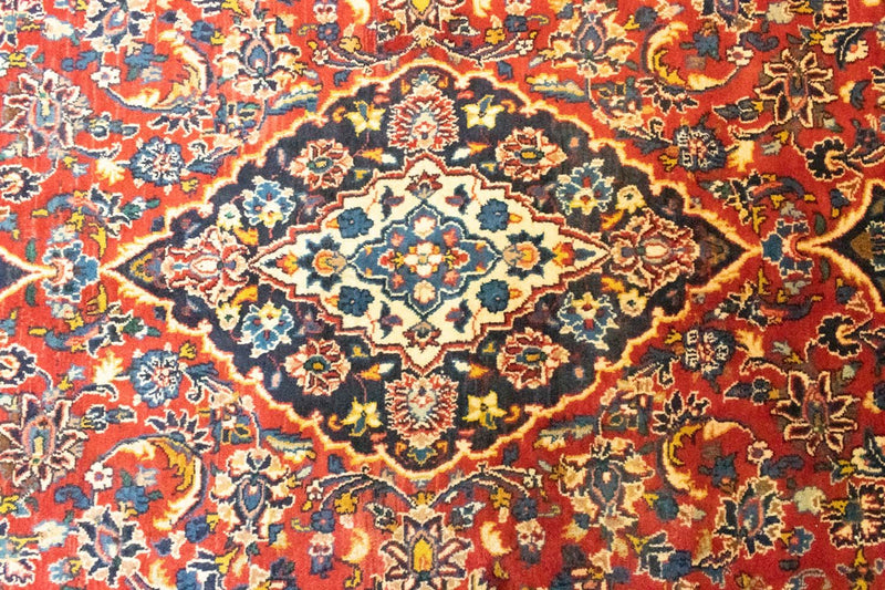 Kashan Teppe 284x198cm - Persisk teppe