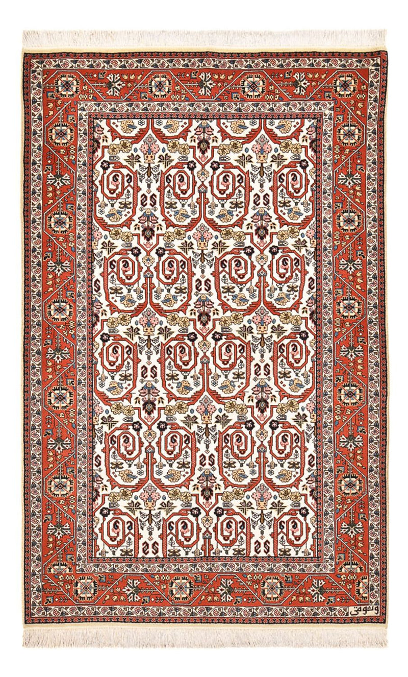 Persisk teppe - Nomadisk - 244 x 150 cm - lys rød