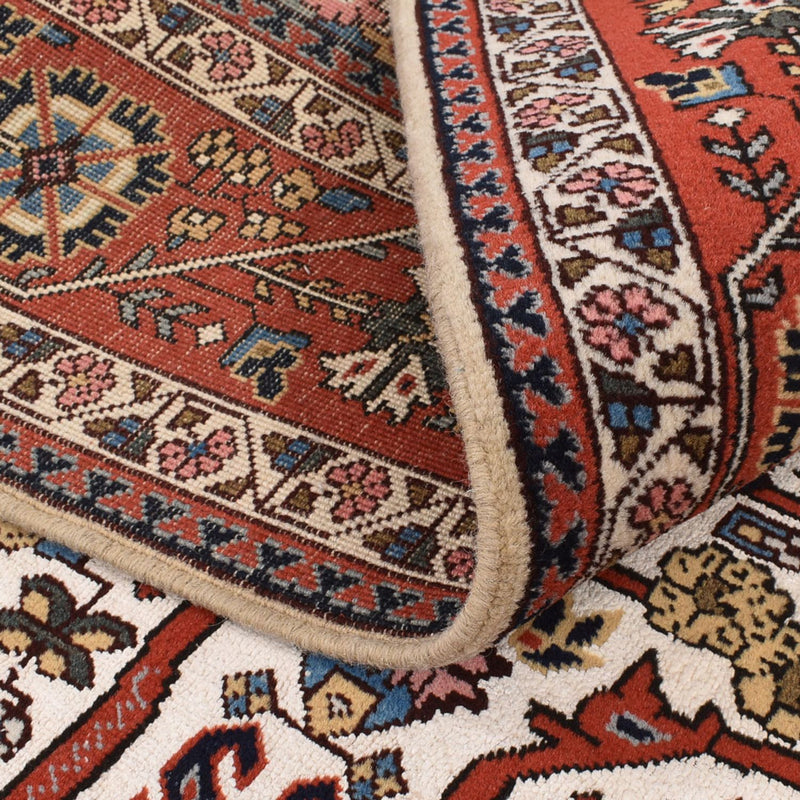 Persisk teppe - Nomadisk - 244 x 150 cm - lys rød