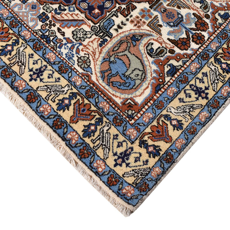 Persisk teppe - Nomadisk - 205 x 132 cm - flerfarget