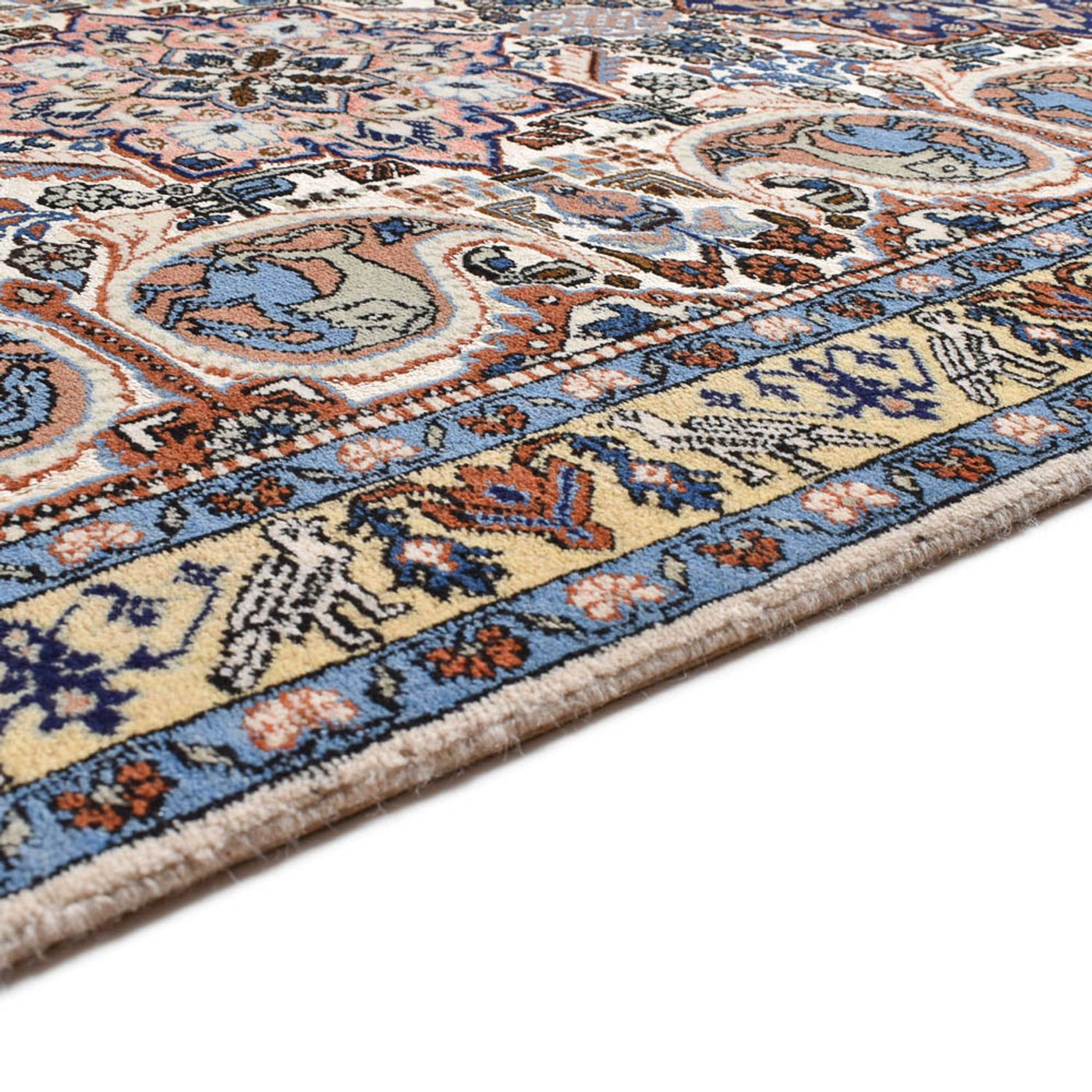Persisk teppe - Nomadisk - 205 x 132 cm - flerfarget
