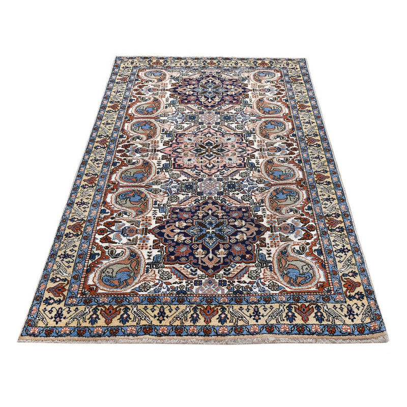 Persisk teppe - Nomadisk - 205 x 132 cm - flerfarget