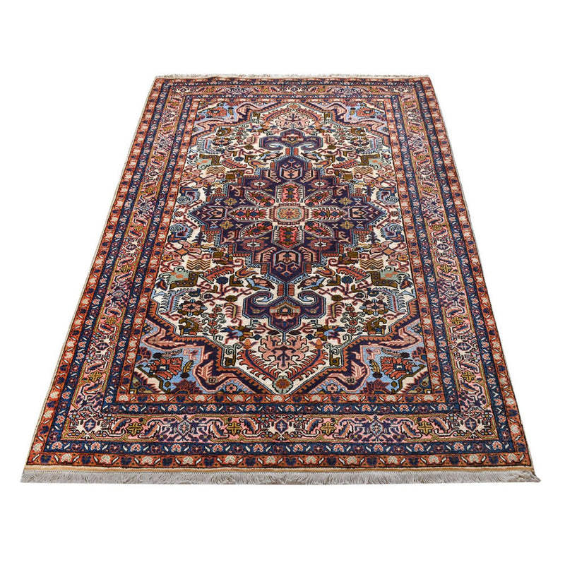 Persisk teppe - Nomadisk - 205 x 140 cm - flerfarget