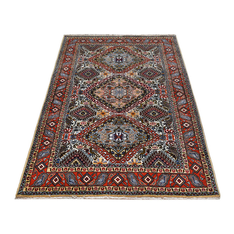 Persisk teppe - Nomadisk - 200 x 135 cm - flerfarget