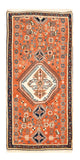Persisk teppe - Nomadisk - 124 x 64 cm - oransje