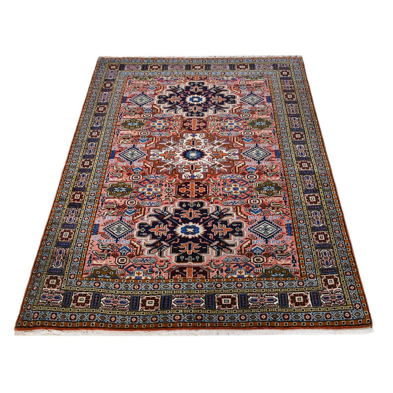 Persisk teppe - Nomadisk - 210 x 140 cm - flerfarget