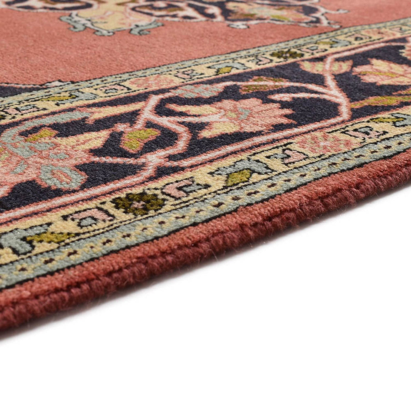 Persisk teppe - Nomadisk - 202 x 142 cm - lys rød