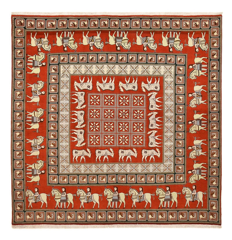 Tabriz - 50 Raj Teppe 255x245cm - Persisk teppe