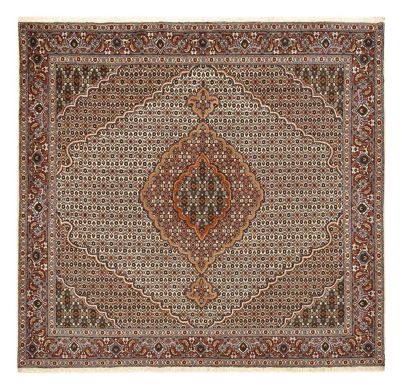 Persisk teppe - Tabriz - Royal square  - 204 x 196 cm - brun