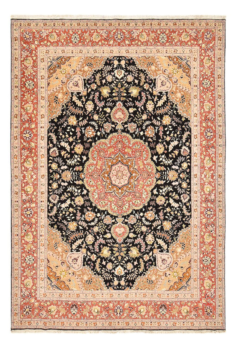 Persisk teppe - Tabriz - Royal - 357 x 248 cm - mørkeblå