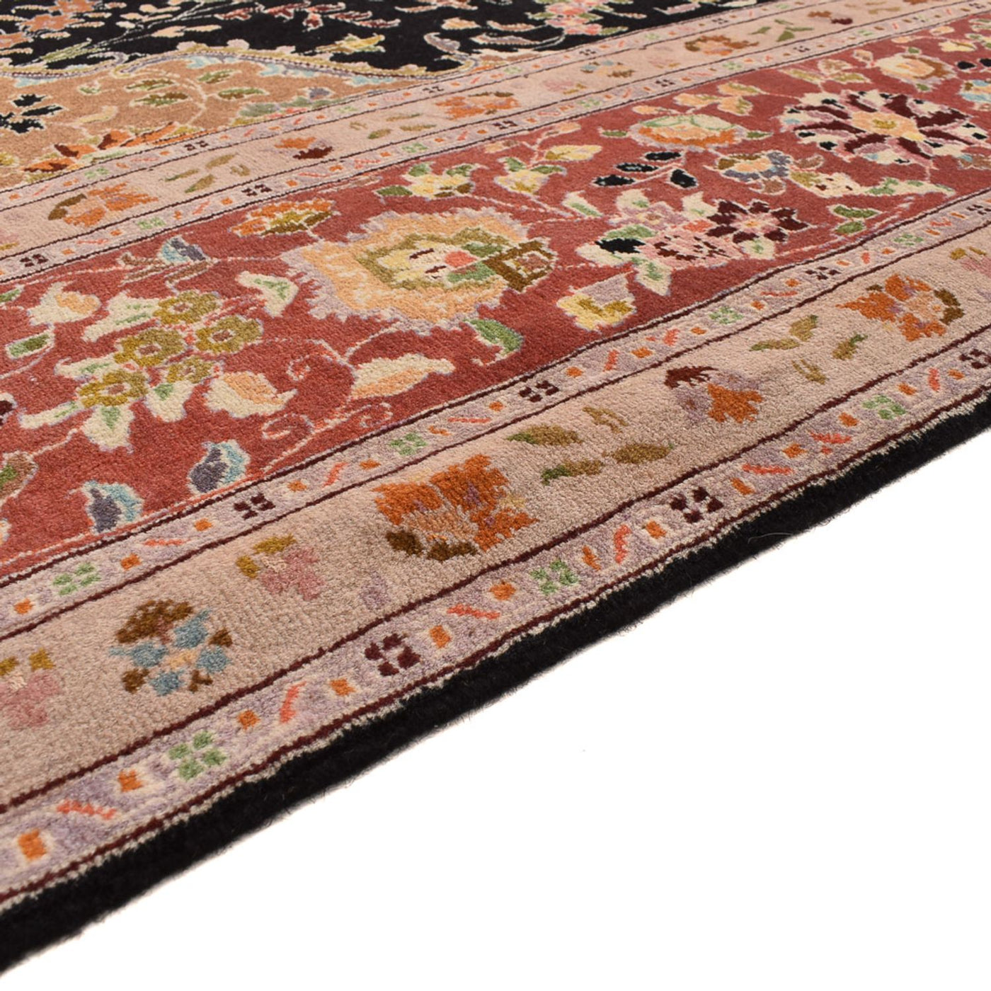 Persisk teppe - Tabriz - Royal - 357 x 248 cm - mørkeblå