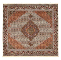 Persisk teppe - Tabriz - Royal square  - 203 x 200 cm - lysebrun – product image