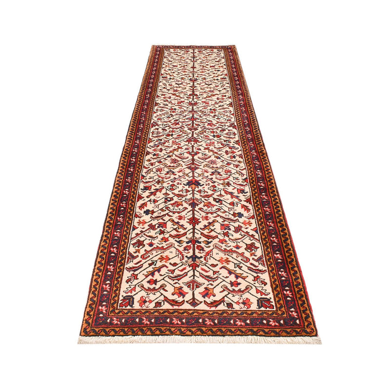 Løper Persisk teppe - Nomadisk - 365 x 95 cm - beige