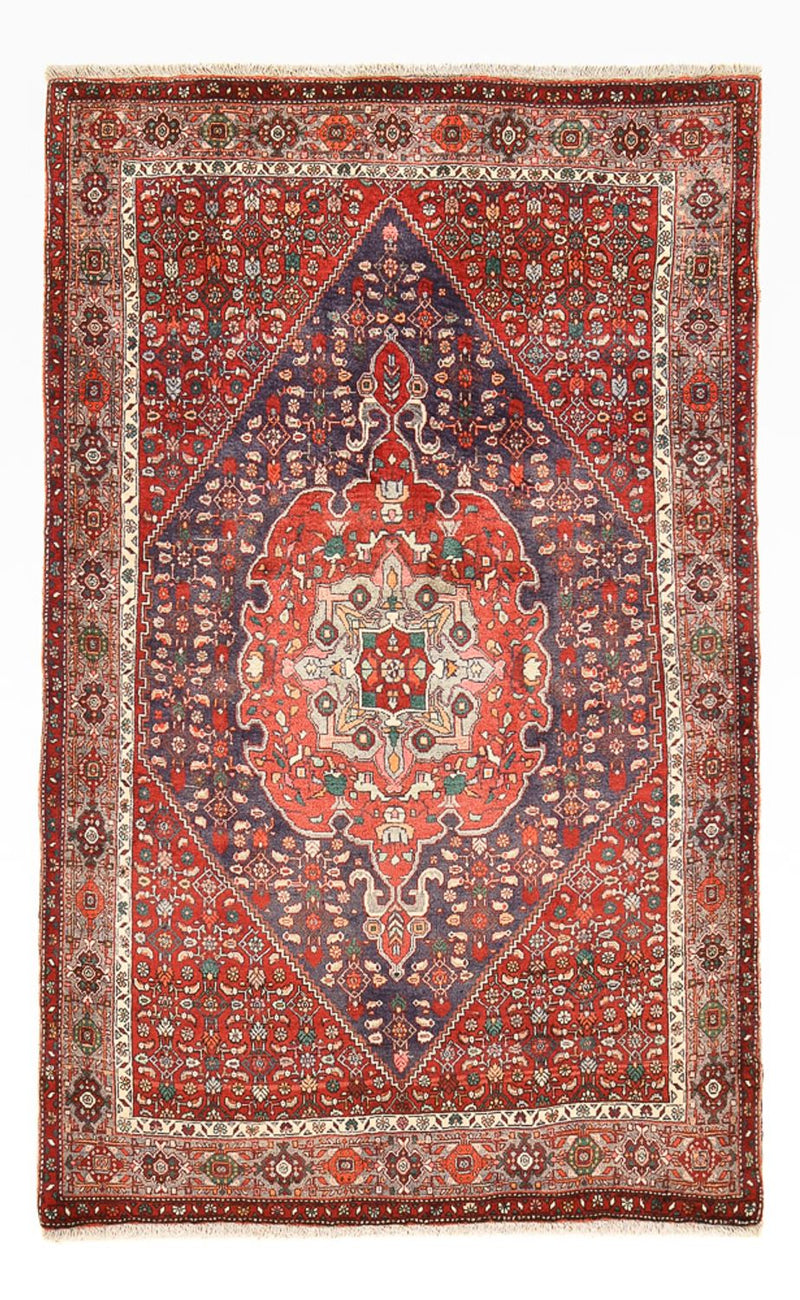 Persisk teppe - Nomadisk - 208 x 135 cm - rød