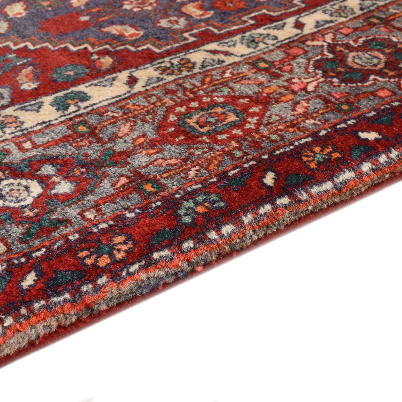 Persisk teppe - Nomadisk - 208 x 135 cm - rød