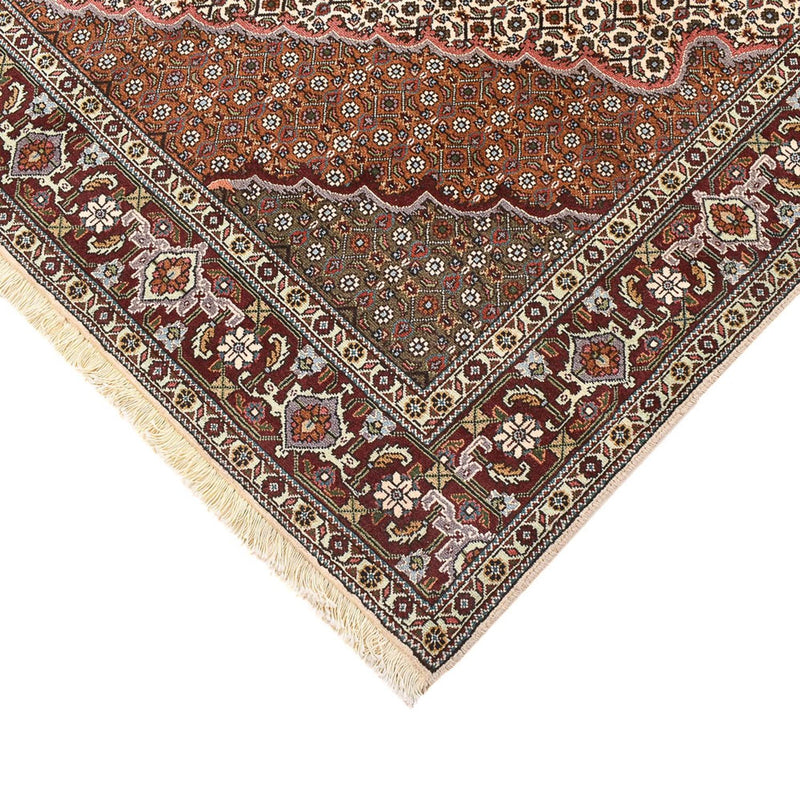 Persisk teppe - Tabriz - Royal square  - 205 x 201 cm - lysebrun