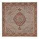 Persisk teppe - Tabriz - Royal square  - 205 x 204 cm - lysebrun