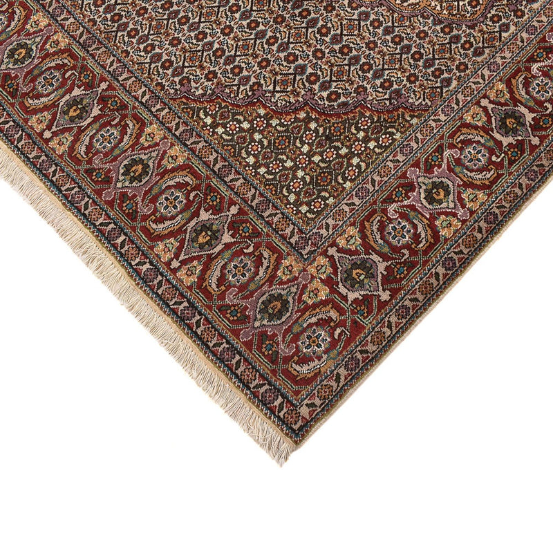Persisk teppe - Tabriz - Royal square  - 205 x 204 cm - lysebrun