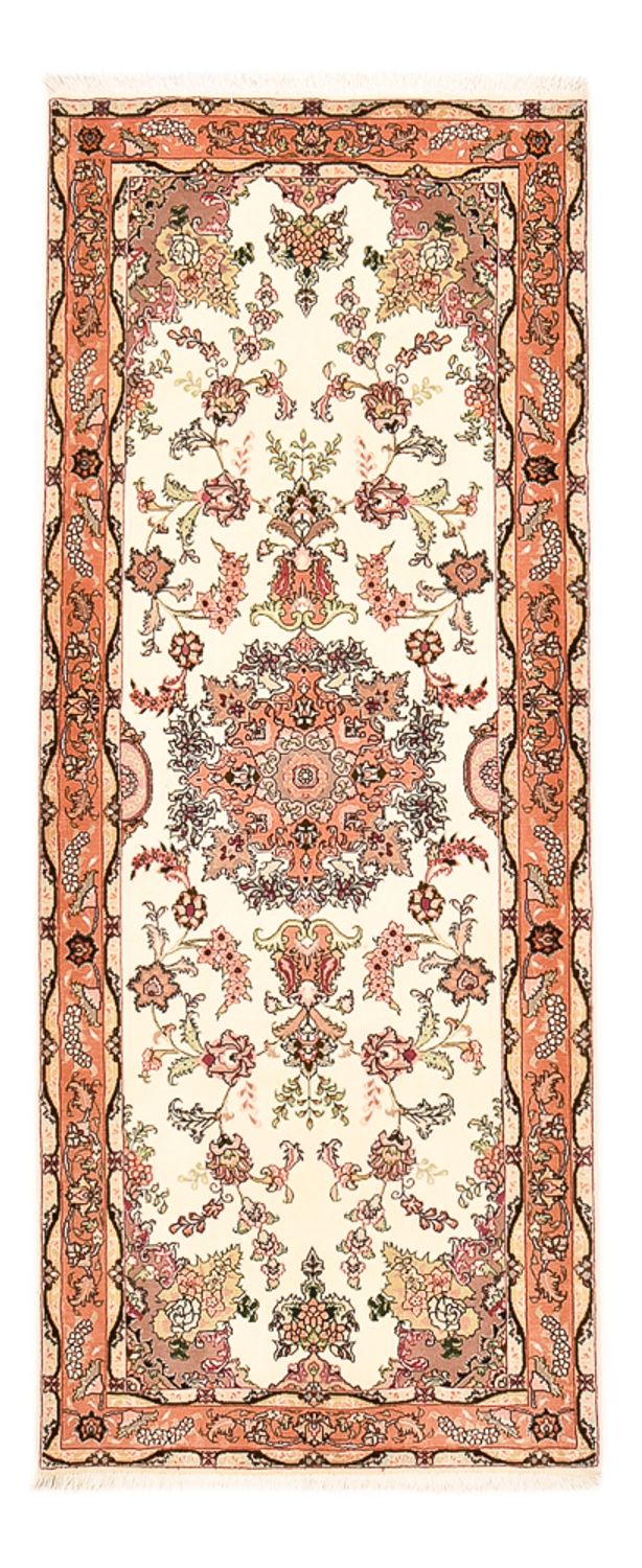 Løper Persisk teppe - Tabriz - Royal - 204 x 81 cm - flerfarget